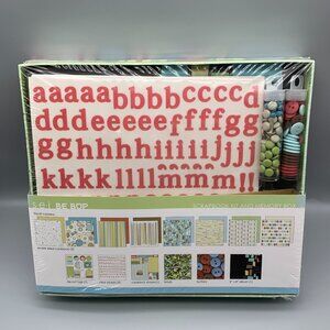 New in Box s.e.i. "BE BOP" Scrapbook Kit and Memory Box Set